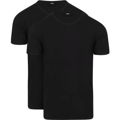 Afbeelding van BOSS Modern 2 PACK Hemd, Heren, Maat: Small, Black