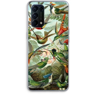 Afbeelding van Case Company® hoesje geschikt voor Oppo Find X3 Lite Haeckel Trochilidae Soft Cover Telefoonhoesje Bescherming aan alle Kanten en Schermrand