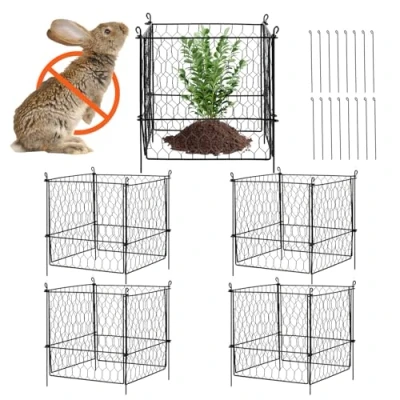 Afbeelding van VEVOR 340x340x315mm Plantenkooi,Roestbestendige Coating, Het Beschermen Van Rozen, Lelies, Struiken En Andere Planten, Open Structuur, Geschikt Voor Patio&#039;s, Balkons