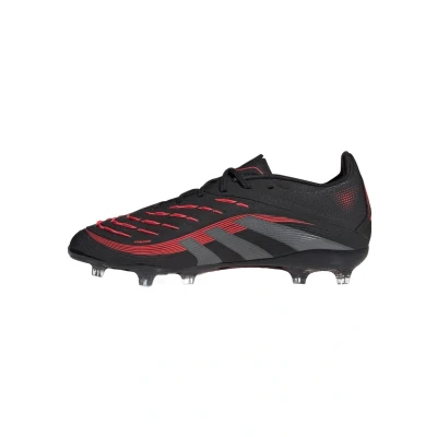 Afbeelding van adidas Performance Predator Elite FG Voetbalschoenen met Kunststof noppen voor kinderen, Maat: 29, Core black grey four lucid red
