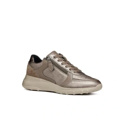 Afbeelding van Geox D Alleniee B Damessneakers, Taupe
