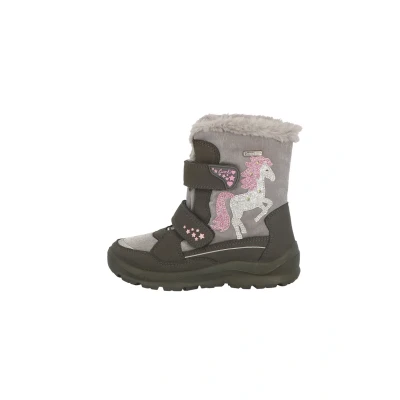 Afbeelding van Lurchi Kanani Sympatex Snowboots voor kinderen, Maat: 31, Steel Kunststof