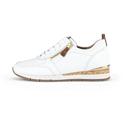 Afbeelding van Gabor Lage sneakers voor dames, Wit Camel 21