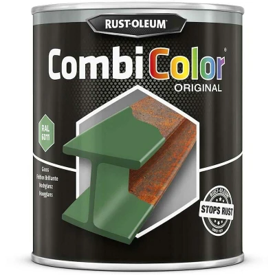 Afbeelding van Rust Oleum CombiColor Hoogglans Kleur: Reseda Groen RAL 6011 art. nr. 7335, Inhoud: 750 ML
