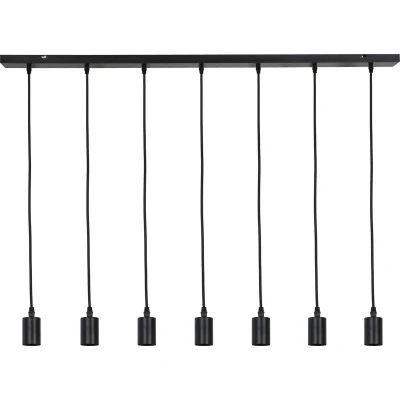 Afbeelding van Hanglamp Brandon 7L Zwart
