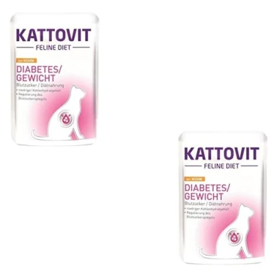 Afbeelding van 24x85g Feline Diabetes / Gewicht Kip Kattovit Kattenvoer