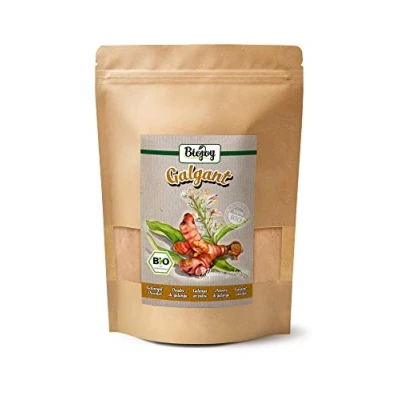 Afbeelding van Biojoy Biologisch Galanga poeder (500 g), gemalen lagowortel, zonder toevoegingen (Alpinia Galanga)