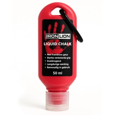 Afbeelding van Iron Lion Liquid chalk Vloeibaar magnesium Rood met framboosgeur 50ml