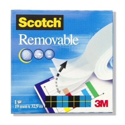 Image de Scotch Ruban adhésif repositionnable Magic 811 19mmx33m Boîte individuelle