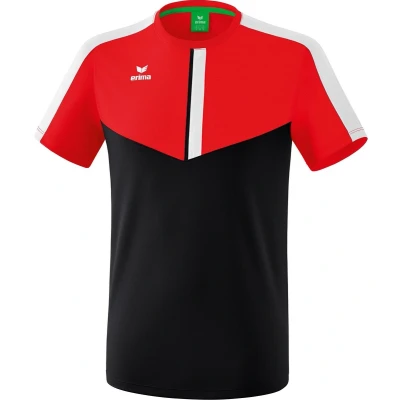 Afbeelding van Erima Squad T shirt rood/zwart/wit