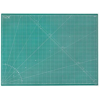 Afbeelding van Elan 5 laagse Snijmat Groen A0, Zelfherstellende 3 mm Snijmat, Knutselmat met Dubbelzijdig Raster, Metrische Snijonderlegger voor Quilten, Naaien, Patchworken, Scrapbooken, enz. 120 x 90 cm