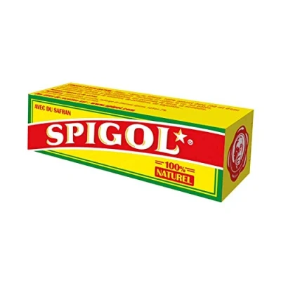 Afbeelding van Spigol specerijen 3% saffraan parfumeert en kleurt je gerechten voor paella, rijst, vis 100% natuurlijk 10 pads van 0,4 g