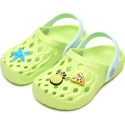 Afbeelding van Ladeheid Clogs Kinderen Tuinschoenen Lichte Kinderschoenen Meisjes Jongens Marineblauw 33/34 LA CA FlowKidsJib