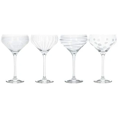 Afbeelding van set van 4 Champagneglazen, 0.4 L Mikasa Cheers Proosten doe jij Met De champagneglazen uit collectie Mikasa. deze vier feest in stijl. glazen hebben een inhoud 0