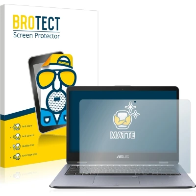Afbeelding van BROTECT Screenprotector voor ASUS VivoBook Flip 14 TP410UA Folie Beschermfolie matte