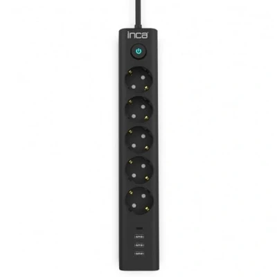 Afbeelding van INCA Stekkerdoos IPW 44TU. 3 USB A + 1 TYPE C Port