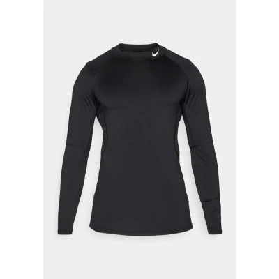 Afbeelding van Nike Performance Tight MOCK Longsleeve, Heren, Maat: XXL, Black/white