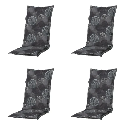 Afbeelding van Madison Kussen hoog 50x123 Circle grey 4 stuks