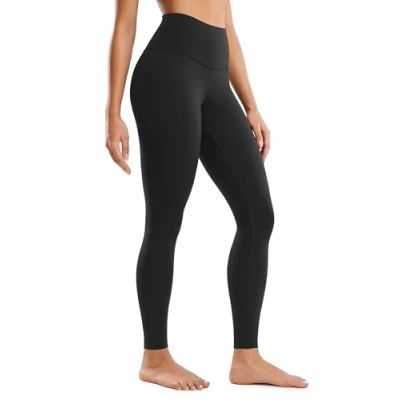 Afbeelding van CRZ Butterluxe Legging, yoga, 71 cm, dames, hoge tailleband, zeer zacht, training, leggings, zwart.
