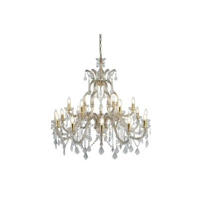 Afbeelding van Searchlight Marie Therese Luster Ø 98 X 150 Cm Goud