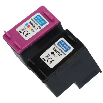 Afbeelding van Huismerk HP 304XL (3JB05AE) Inktcartridge Zwart + 3 kleuren Voordeelbundel Hoge capaciteit