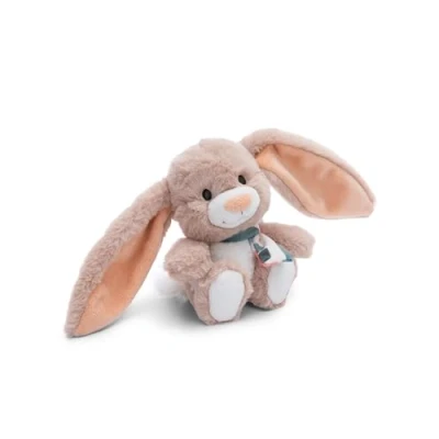Afbeelding van NICI pluche dier konijn Fjella 20 cm bruin knuffeldier, schattige knuffel om te knuffelen, spelen, voor kinderen en volwassenen, een geweldig cadeau idee 61282