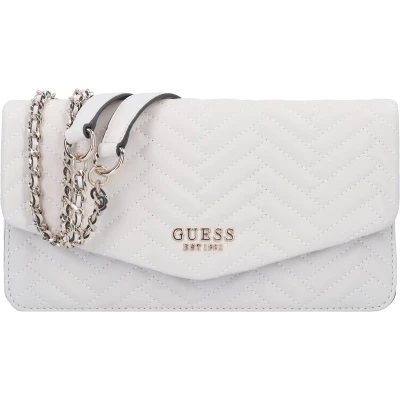 Afbeelding van GUESS Anning Convertible Xbody Flip Tas Stone, Steen