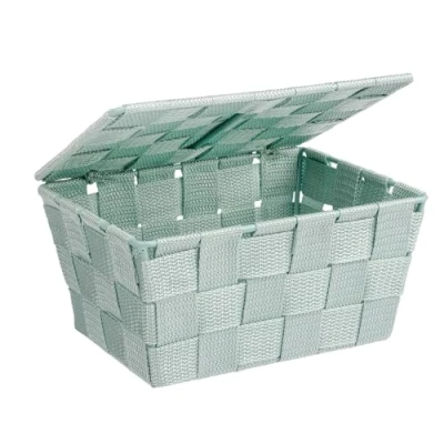 Afbeelding van Wenko Adria Badmand met deksel munt deksel, polypropyleen, 19 x 10 14 cm, mintgroen