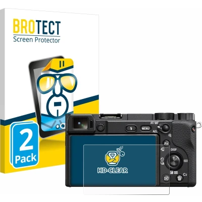 Afbeelding van BROTECT Screenprotector voor Sony Alpha 6400 Folie Beschermfolie transparant (2 Stuks)