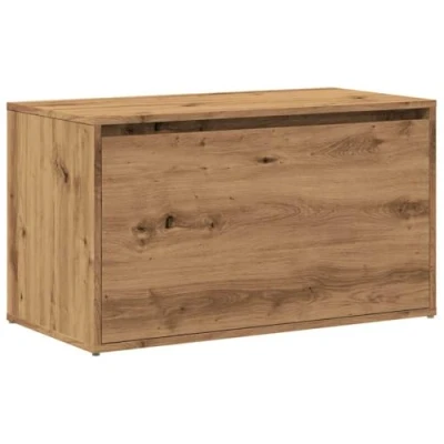 Afbeelding van vidaXL Halbankje 80x40x45 cm bewerkt hout artisanaal eikenkleur