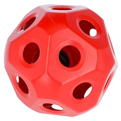 Image de Hooi speelbal rood, 6 cm openingen, Kerbl Geschikt voor Rundvee Koeien