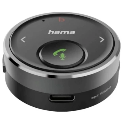 Afbeelding van Hama Bluetooth® Receiver für Kfz, 3,5 mm Stecker, Sprachsteuerung, Freisprechen Bluetooth handsfreekit