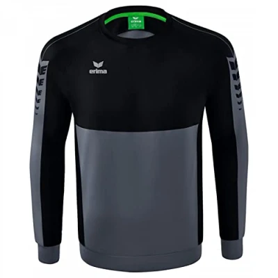 Afbeelding van Erima Six Wings sweatshirt slate grey/zwart