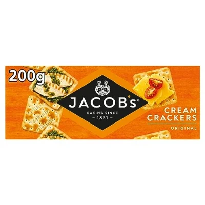 Image de Jacobs Cream Crackers Taille du pack = 1x200g