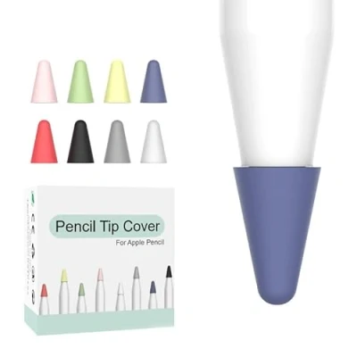 Afbeelding van 8 stuks reservebits voor Apple Pencil 1e en 2e generatie, meerkleurig