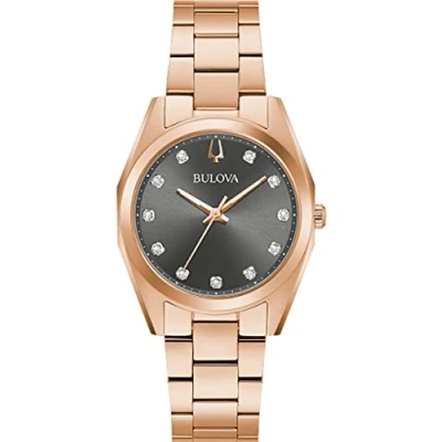 Afbeelding van Bulova Surveyor 97P156 Horloge Staal Rosékleurig Ø 31 mm