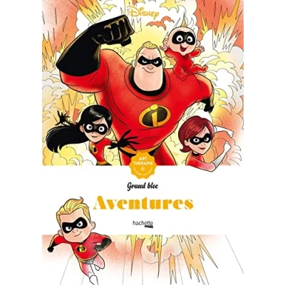 Afbeelding van Disney Grand Bloc Aventures hachette Kleurboek voor volwassenen