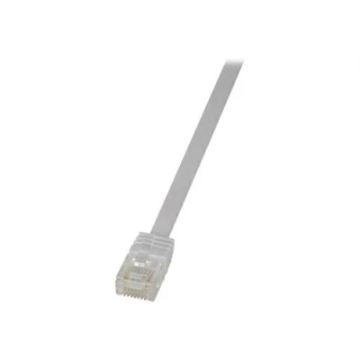 Image de LogiLink SlimLine Câble réseau Cat6 U/UTP AWG32 0,50 m Blanc