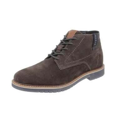 Afbeelding van bugatti Veterboots Dark grey, Heren, Maat: 42, grey Veloursleer