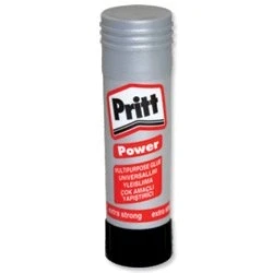 Afbeelding van Pritt powerstick, extra sterke lijm zonder oplosmiddel, wasbaar, 19,5 g