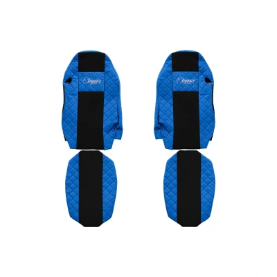 Afbeelding van F CORE Elegance Q FX06 BLUE Stoelhoes Blauw Textiel, Kunstleer