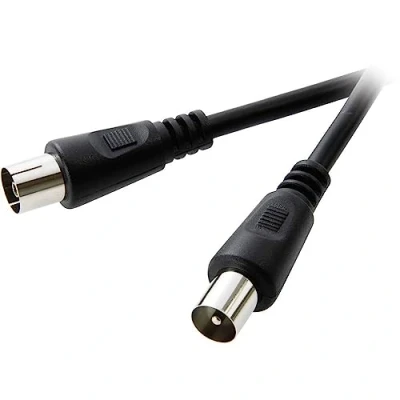 Afbeelding van SpeaKa Professional Antenne Aansluitkabel [1x Antennestekker 75 Ω 1x Antennebus Ω] 10.00 m dB Zwart