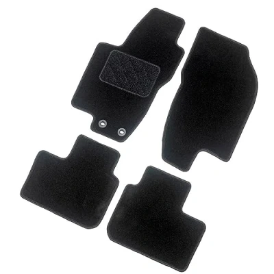 Afbeelding van AutoStyle TM BM569 Vloermatset Textiel voor en achter zwart