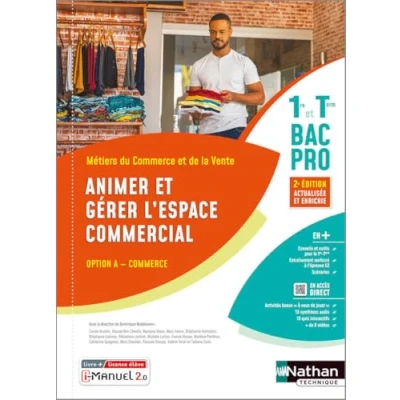 Afbeelding van Animer et gerer l&#039;espace commercial option a 1e tle