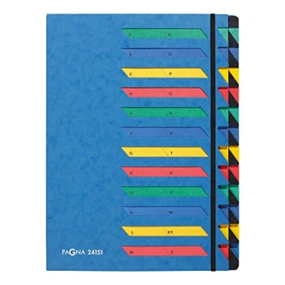 Image de pagna ordnungsmappe deskorganizer a z, 24 fcher, blau par 1 trieurs, 24151 02
