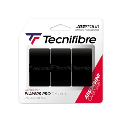 Afbeelding van Tecnifibre PRO Players overgrip zwart (3 stuks)