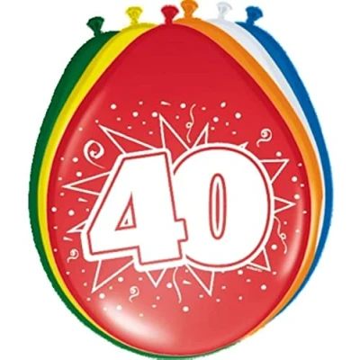Image de Balloon 40 ans 8 pièces