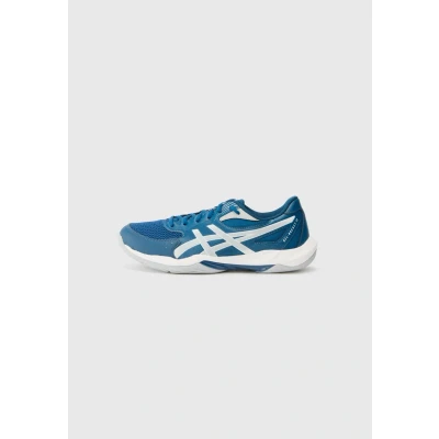 Afbeelding van Asics GEL Rocket 12 Volleybalschoenen, Heren, Maat: 40.5, Mako blue/piedmont grey Kunststof/textiel/leer