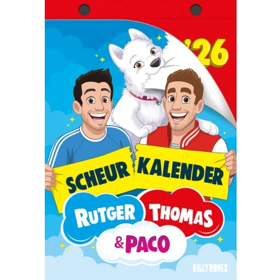 Afbeelding van Rutger, Thomas &amp; Paco Scheurkalender 2026