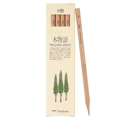 Afbeelding van Tombow Recycled potloden Grafietpotloden HB 12 stuks